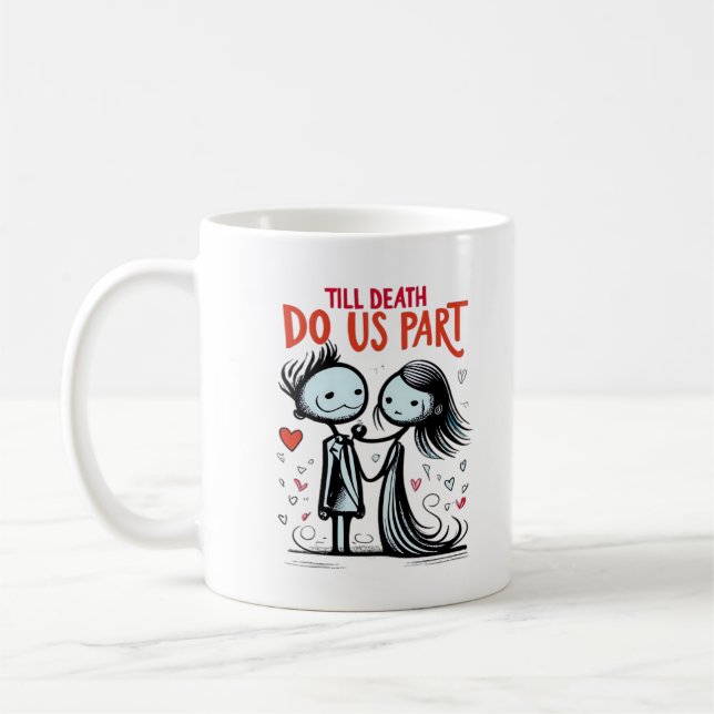 Mug Jusqu'à ce que la mort nous sépare - classique (Gauche)