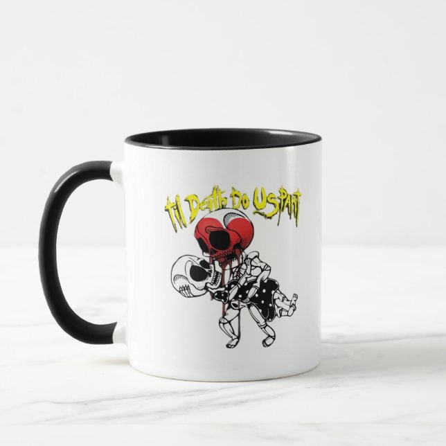 Mug Jusqu'à ce que la mort nous sépare - Skeleton coup (Gauche)