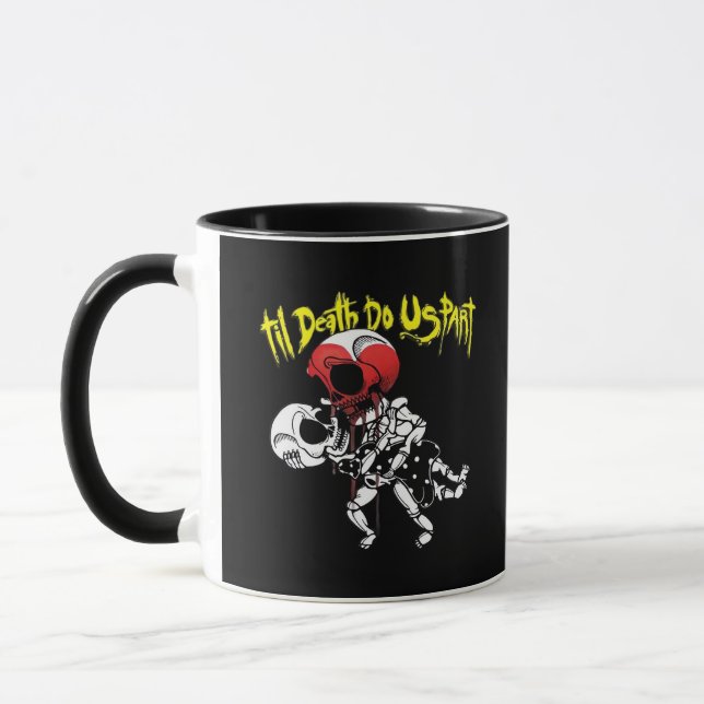 Mug Jusqu'à ce que la mort nous sépare - Skeleton coup (Gauche)