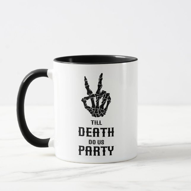 Mug Jusqu'à ce que la mort nous sépare, soirée gothiqu (Gauche)
