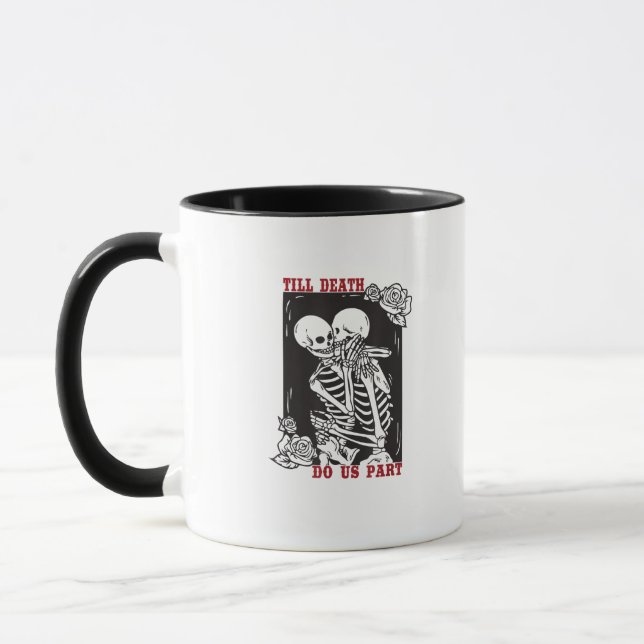 Mug Jusqu'à la mort faisons-nous partie Mariage Squele (Gauche)