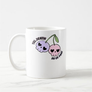 Mug Jusqu'À La Mort Nous Part - Gote Goth Crâne Design