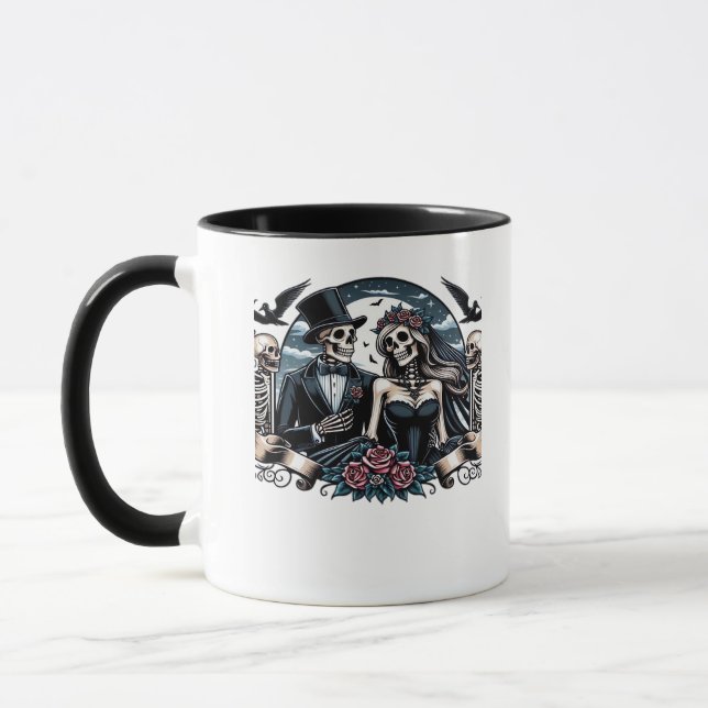 Mug Jusqu'à la mort nous séparons - Amour gothique (Gauche)