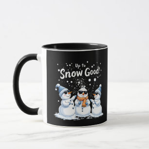 Mug Jusqu'à la neige bon drôle neige Noël Snowman