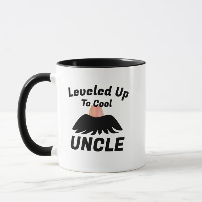 Mug Jusqu'au cadeau de l'oncle Cool, Fête des pères dr (Gauche)