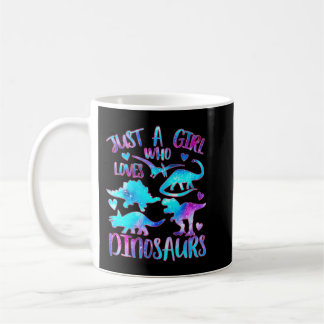 Mug Just a Girl Who Loves Dinosaures - Dinosaur Theme 