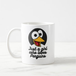 Mug Just a girl who loves penguins