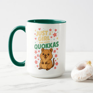 Mug Just a Girl Who Loves Quokkas  Cute Smiling Quokka