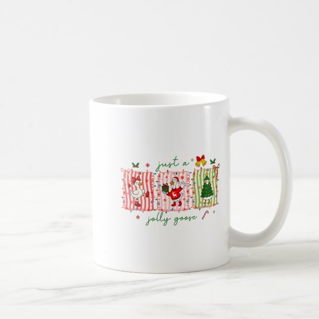 Mug Just A Jolly Goose Christmas Lights Ne Bow Coquett (Droite)