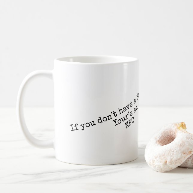 Mug Just an NPC (Avec donut)