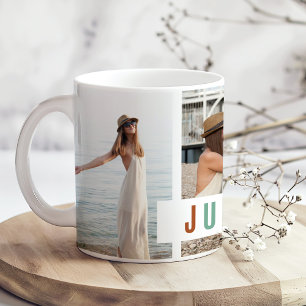 Mug "Just Breathe" Photo Collage Cadeau
