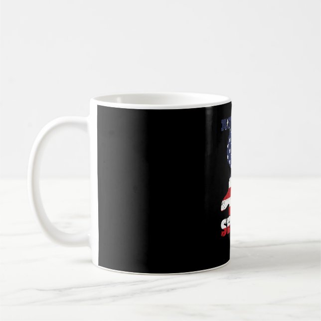 Mug Just Gonna Send It America Flag Snowmobile (Gauche)