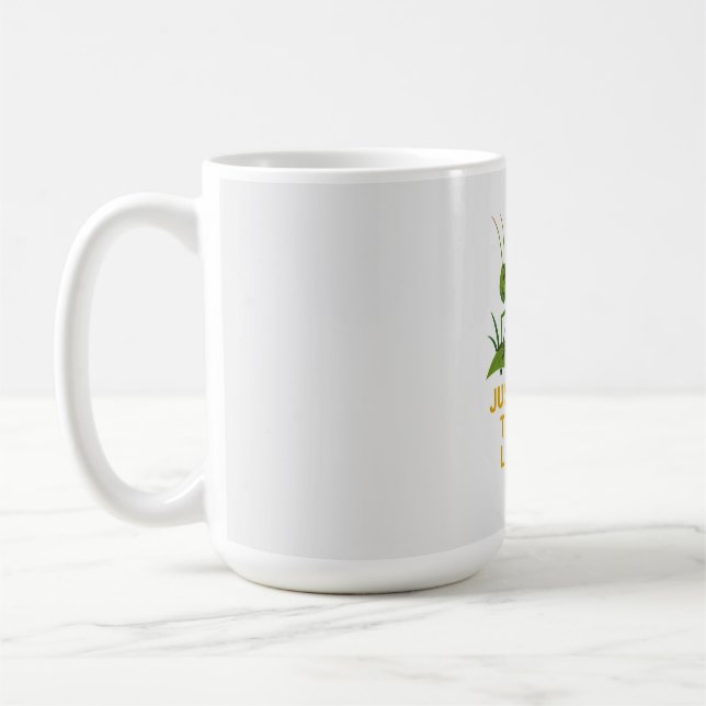 Mug "Just Hoppin’ Funny Grasshopper Art" (Gauche)