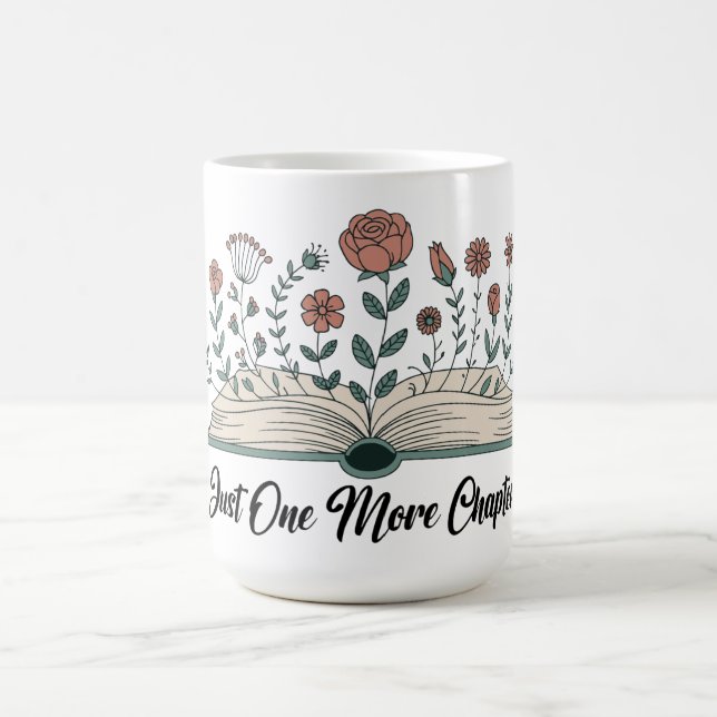 Mug Just One More Chapter – Floral Book Lover (Centre)