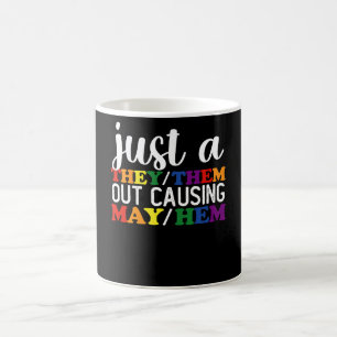 Mug Juste Comme Ils Sortent Causant Puissent-Eux
