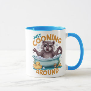 Mug Juste Cooning, Jouer Raccoon Durée du bain Aventur