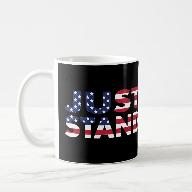 Mug Juste debout pour le drapeau américain (Gauche)