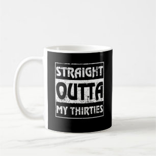 Mug Juste devant ma trentaine drôle 40e anniversaire
