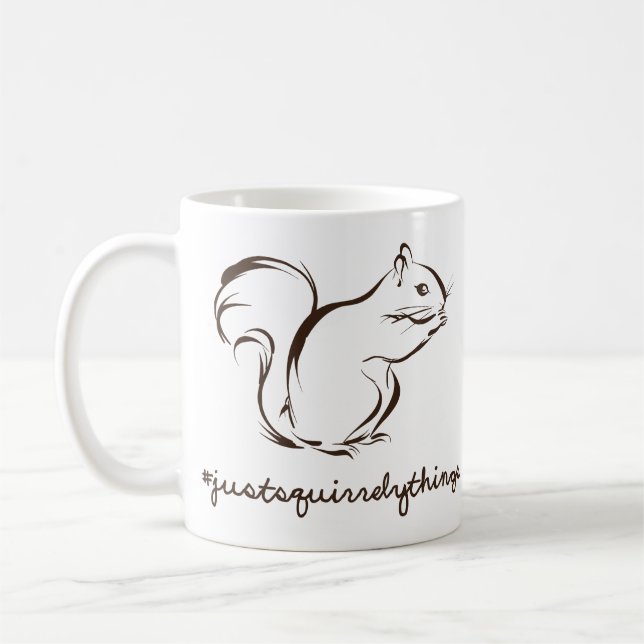Mug Juste écureuil de choses de Squirrely (Gauche)