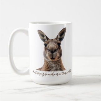 Mug Juste essayer de le rendre dans ce monde drôle ani