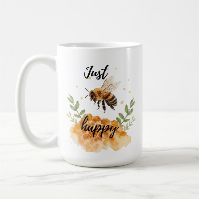 Mug Juste être heureux  (Gauche)