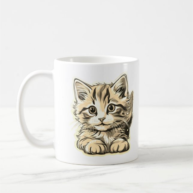 Mug Juste être un adorable petit chaton (Gauche)