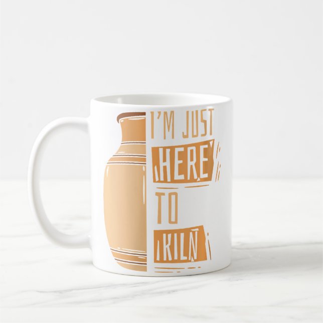 Mug Juste ici pour cuire la poterie Roue pro passionné (Gauche)