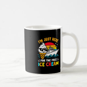 Mug Juste ici pour de la glace gratuite Drôle de crois