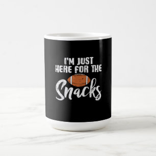 Mug Juste ici pour les snacks de football américain dr