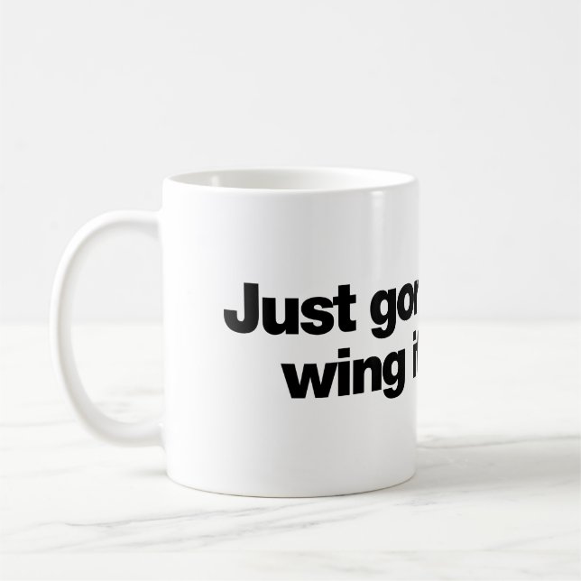 Mug Juste improviser (Gauche)