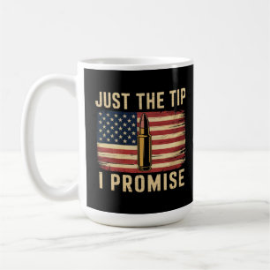 Mug Juste la pointe, je le promets Drôle Propriétaire 