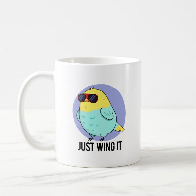 Mug Juste L'Aile C'Amusant Jeux D'Oiseaux (Gauche)
