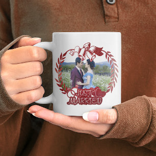Mug Juste marié photo Keepsaké