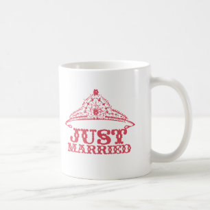 Mug Juste marié Princesse mariée Tiara Mariages