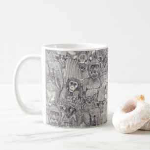 Mug juste perle de mûre d'animaux de la jungle africai