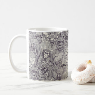 Mug juste perle de mûre d'animaux de la jungle africai