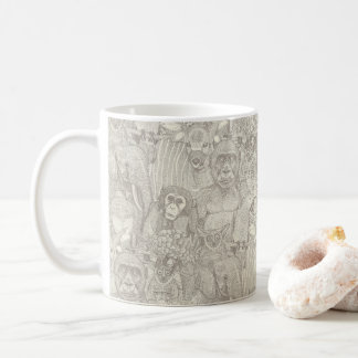 Mug juste perle naturelle d'animaux de la jungle afric