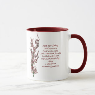 Mug Juste Pour Aujourd'Hui Citation Inspirationnelle