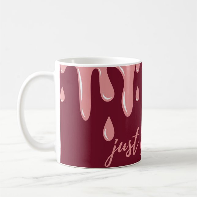 Mug Juste pour vous motif rouge (Gauche)