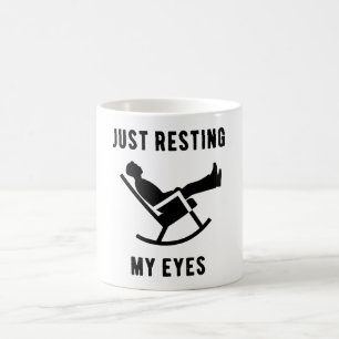Mug Juste Reposer Les Yeux Relaxés Vibe Keepsaké Mug,