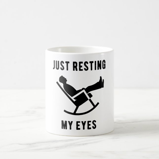 Mug Juste Reposer Les Yeux Relaxés Vibe Keepsaké Mug,  (Centre)