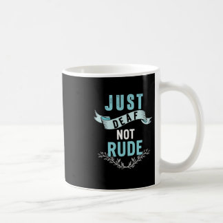 Mug Juste Sourds Pas Impolis Ruban Jaune de Sensibilis