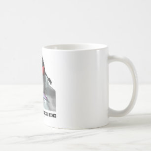 Mug Juste Surfin par le temps (duc On Surfboard)