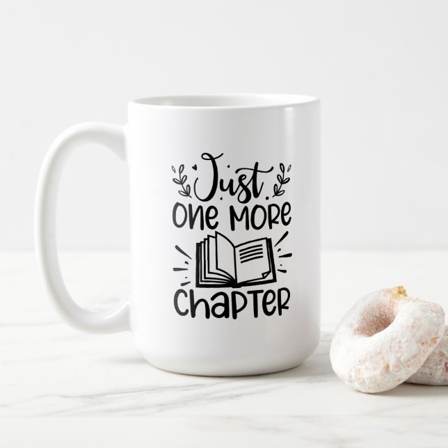 Mug Juste un autre livre de chapitre Lover (Avec donut)