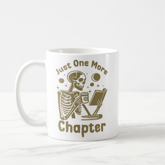 Mug Juste Un Chapitre De Plus, Lecture De Squelette De (Gauche)