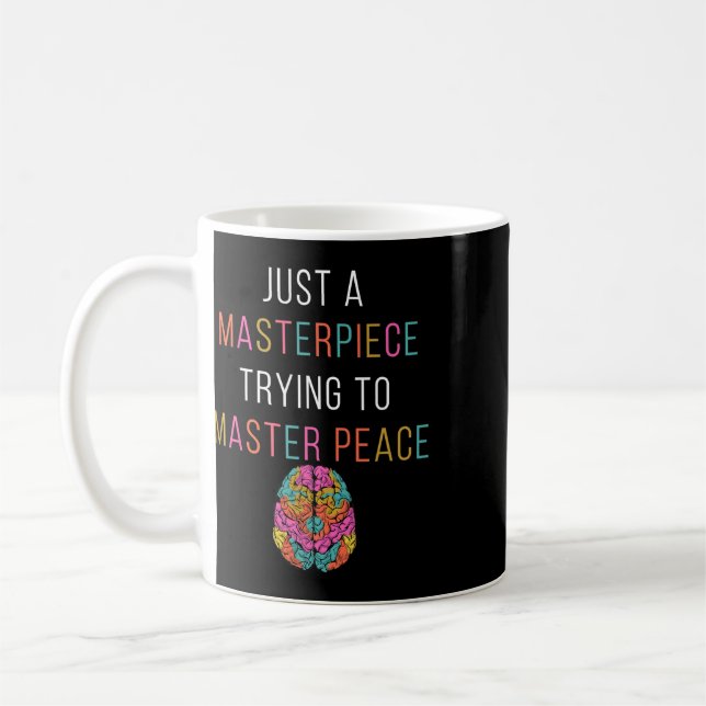 Mug Juste un chef-d'œuvre Sensibilisation à la santé m (Gauche)