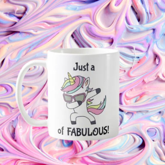 Mug Juste un (dab) de Fabuleux ! Licorne (Créateur téléchargé)
