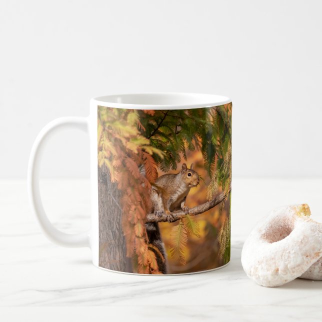 Mug Juste Un Écureuil Dans Les Bois (Avec donut)