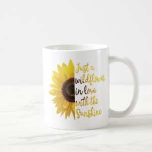 Mug Juste un Fleur sauvage amoureux du soleil