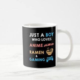 Mug Juste un garçon qui aime Anime Ramen et jeu Ga amu